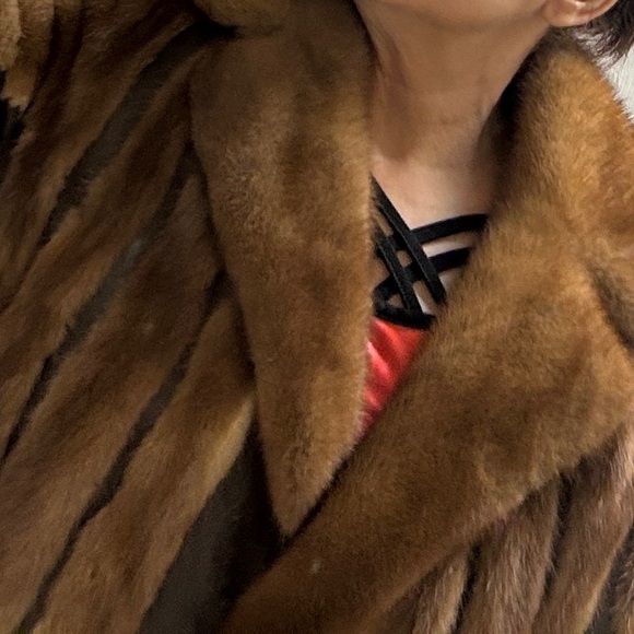 Goudchaux’s (go - chose) leather / fur jacket - Picture 8 of 9